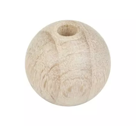 Puuhelmet 25mm 10kpl/pss - Askartelutarvikkeet - 137941 - 1