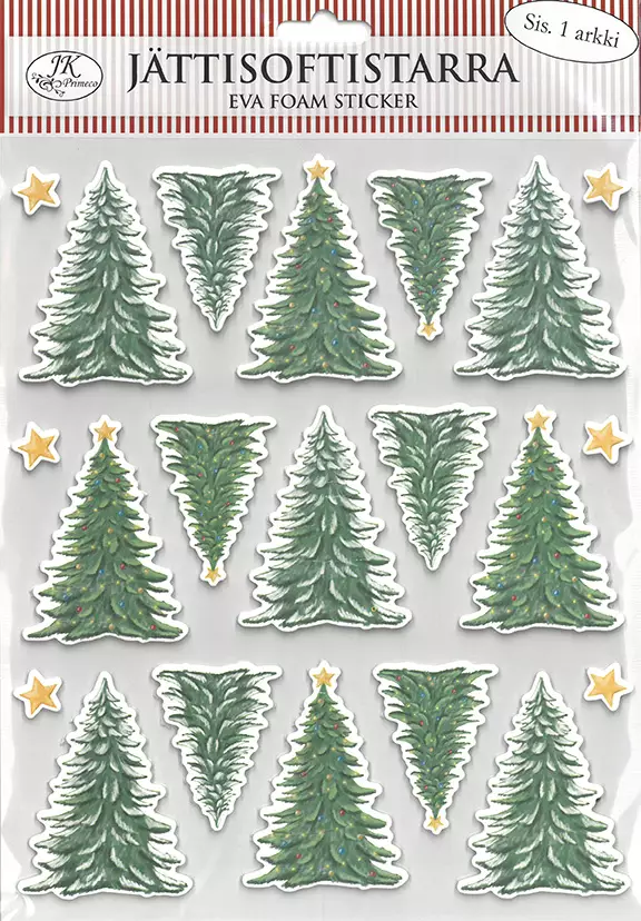 Tarra-arkki jättisoftis Kuuset - Tarrat ja tarrakirjat - 186301 - 1