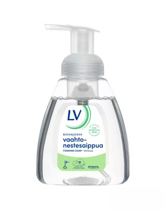 Vaahtonestesaippua 300ml LV - Käsien ja vartalonpesu - 189651 - 1