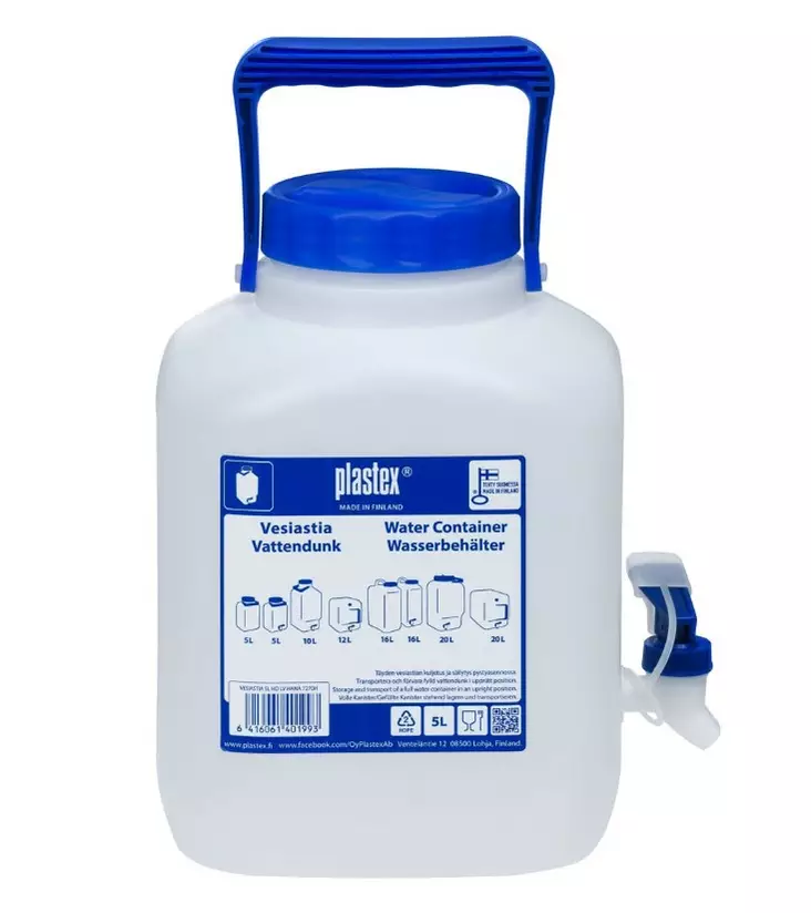 Vesikanisteri 5L PLASTEX - Muut keittiö- ja taloustarvikkeet - 172461 - 1