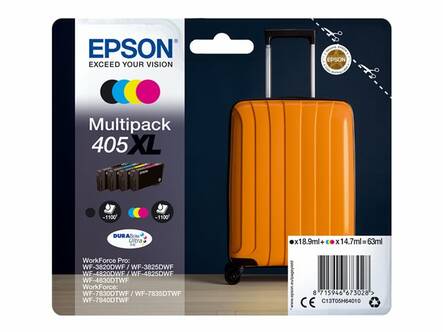 EPSON 405XL mustesuihku Multipack - Mustesuihkuvärit Epson - 168722 - 1
