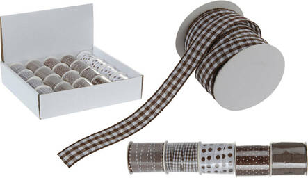 Nauharulla ruskea 1cm x 5m - Askartelutarvikkeet - 149032 - 1