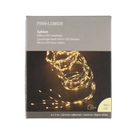 Valoketju 3m 600led FINNLUMOR - Kausivalot - 176152 - 1
