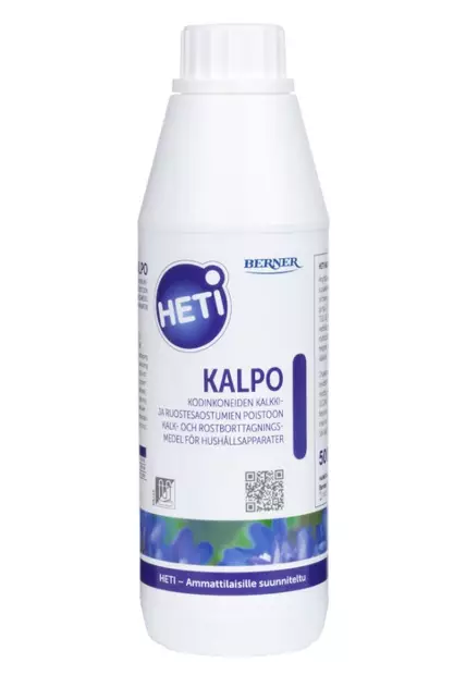 Kalkinpoistoaine 500ml HETI Kalpo - Astianpesuaineet ja keittiön puhtaus - 180022 - 1