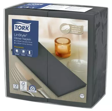 Lautasliina 39x39cm TORK Linstyle Dinner - Servietit ja lautasliinat - 159392 - 1