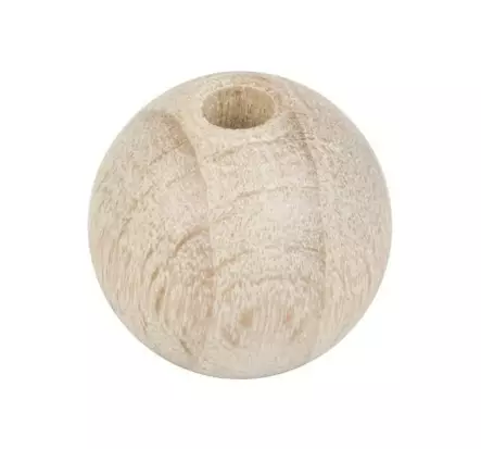 Puuhelmet 15mm 14kpl/pss - Askartelutarvikkeet - 142802 - 1