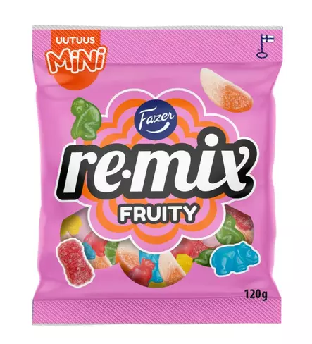Remix Mini Fruity 120g FAZER - Makeiset - 189252 - 1