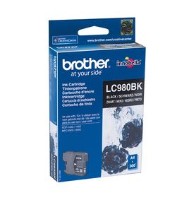 BROTHER LC980BK mustesuihku - Mustesuihkuvärit Brother - 120632 - 1