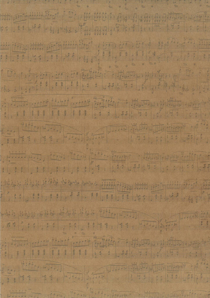 Designkartonki Nuotit, uusio A4 160g - Askartelutarvikkeet - 136082 - 1