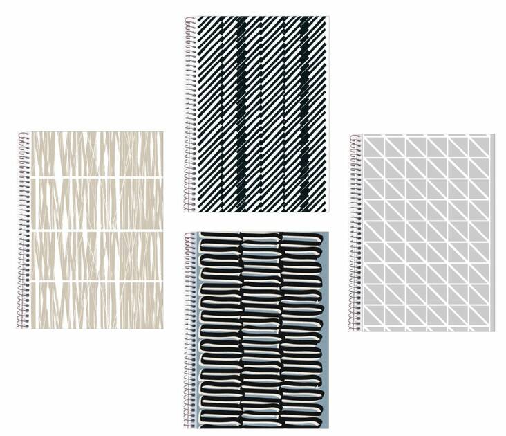 Kierrevihko A5/80 VALLILA Graphic - Kierrevihkot - 175522 - 1