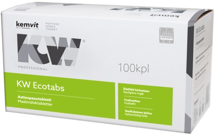 Konetiskitabletti 100tab KW Ecotabs - Astianpesuaineet ja keittiön puhtaus - 131102 - 1