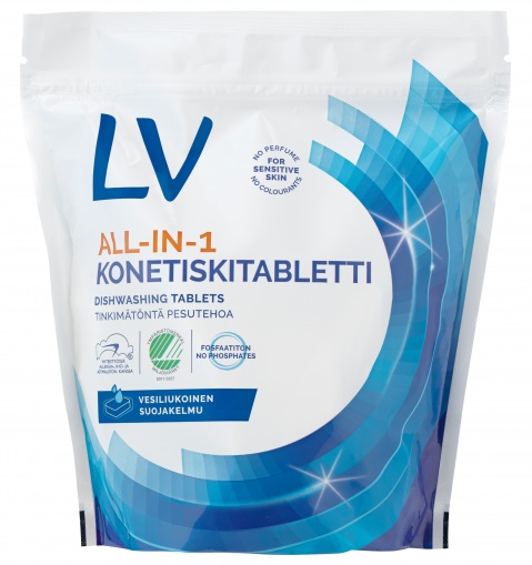 Konetiskitabletti 40tab LV All-in-1 - Astianpesuaineet ja keittiön puhtaus - 159022 - 1