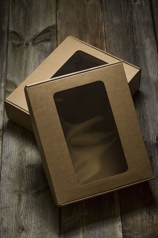 Lahjapakkaus ikkunallinen ruskea S - Pahvilaatikot - 168582 - 1