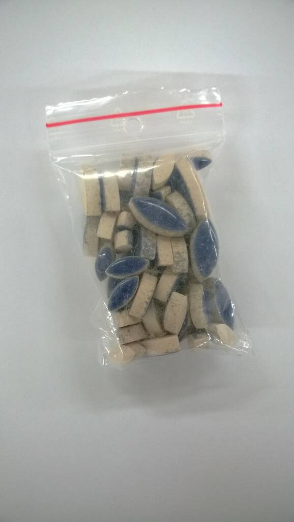 Mosaiikki keraaminen Sininen 100g - Askartelutarvikkeet - 147112 - 1