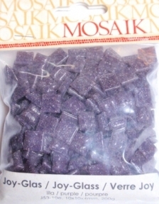 Mosaiikki lasinen J53 Lila 200g - Askartelutarvikkeet - 147142 - 1