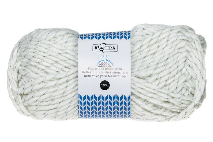 Neulelanka heijastava 100g KEHRÄ - Käsityötarvikkeet - 156352 - 1