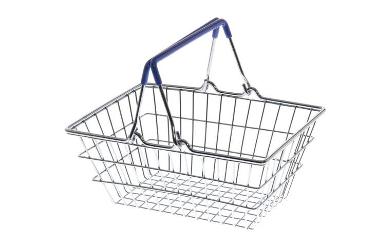 Ostoskori koristekäyttöön 18,5x13x8cm - Esitetelineet ja tarvikkeet - 139812 - 1