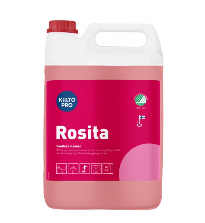 Puhdistusaine 5L KIILTO Rosita - Saniteettitilojen puhdistusaineet - 152312 - 1