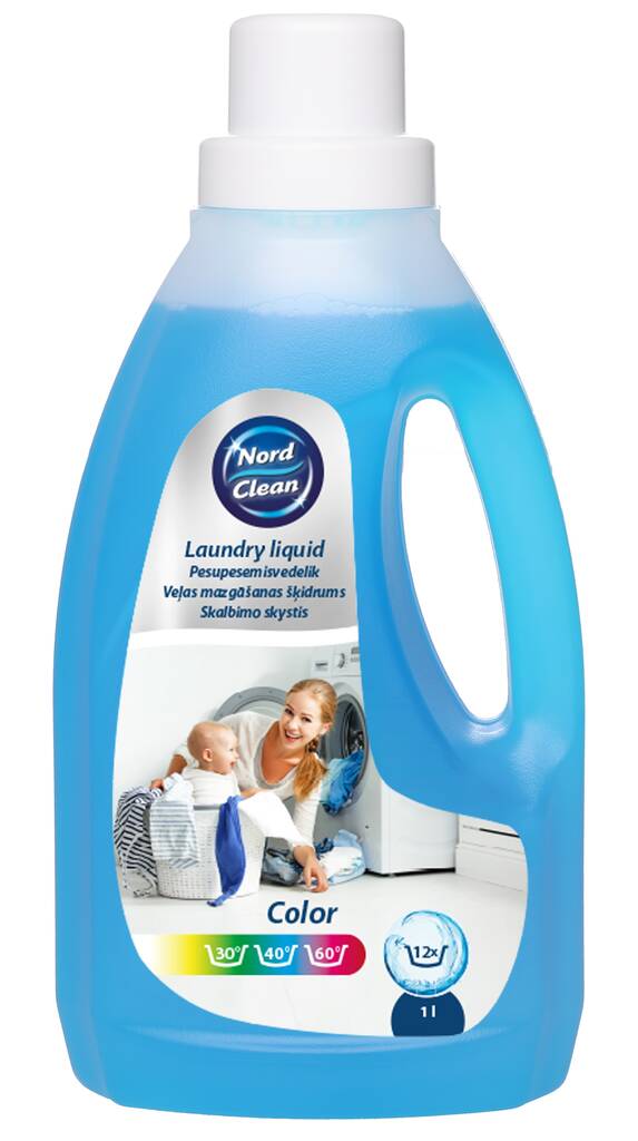 Pyykinpesuaine 1L NORD CLEAN - Tekstiilien puhdistus ja huolto - 163552 - 1