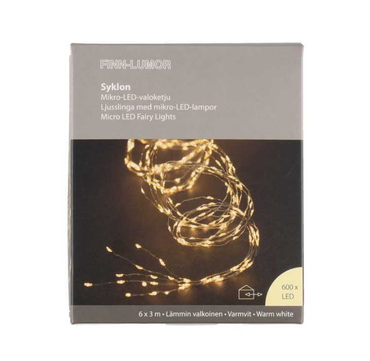 Valoketju 3m 600led FINNLUMOR - Kausivalot - 176152 - 1