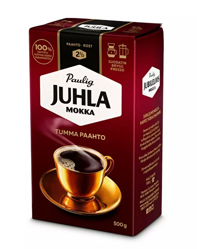 Kahvi 500g PAULIG Juhla Mokka - Kahvit, teet ja kaakaot - 151502 - 1
