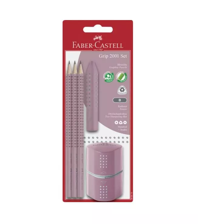 Kirjoitussetti FABER-CASTELL Grip 2001 - Lyijykynät - 185382 - 1