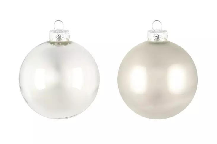 Kuusenpallo lasia 8cm WINTERIA - Kausikoristeet - 182562 - 1