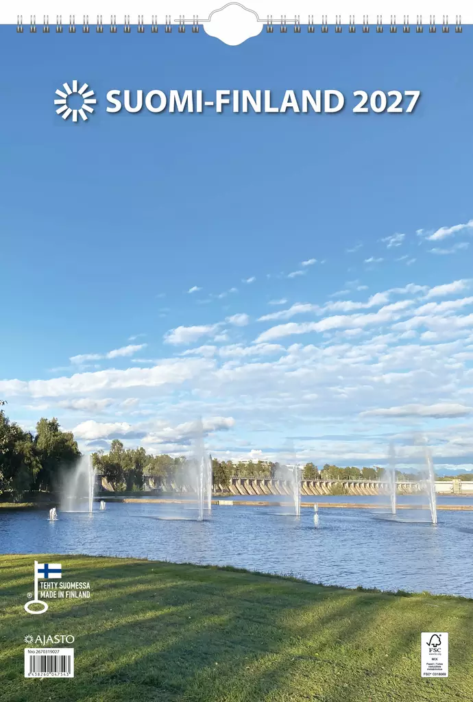 Suomi seinäkalenteri A3 2027 - Seinäkalenterit - 189442 - 1