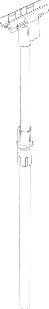 Teleskooppivarsi 33-51cm - Esitetelineet ja tarvikkeet - 151032 - 1