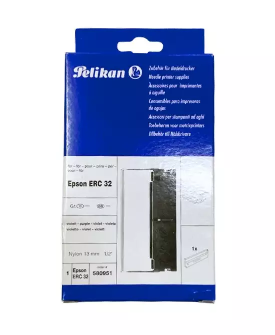 Värinauha PELIKAN Epson ERC 32 - Matriisi-ja konekirjoituskasetit - 100952 - 1