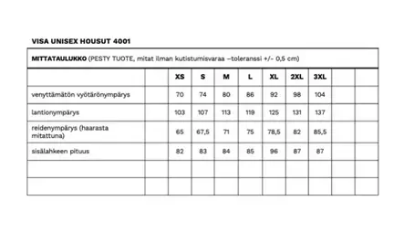 Housut Visa - Vaatteet - 180923 - 2