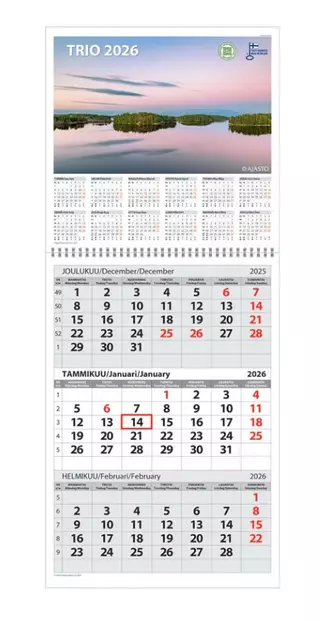 Trio - Seinäkalenterit - 185293 - 1