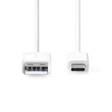 USB 2.0 Kaapeli USB-C Uros - A-Uros 2m - Puhelintarvikkeet - 171073 - 2