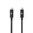 Kaapeli Usb-C uros Usb-C uros NEDIS - Puhelintarvikkeet - 187123 - 1