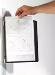Pikahakuteline DURABLE Vario A4/5 magneettinen - Pikahakulaitteet ja taskut - 188533 - 1