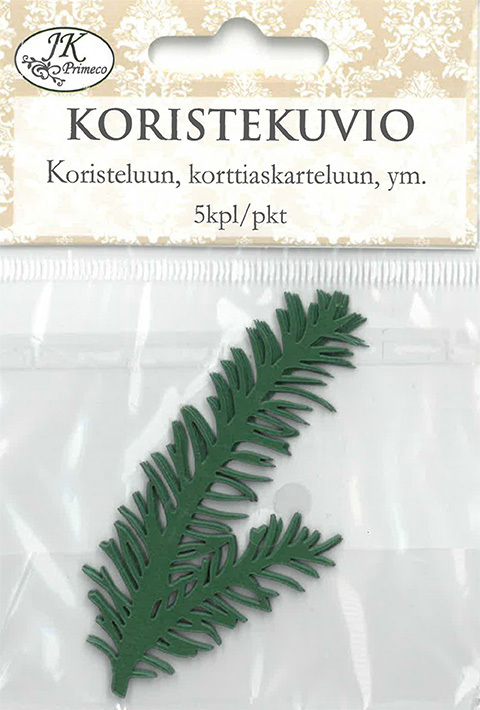 Koristekuvio havu 5kpl/pkt - Koristekuviot korttiaskarteluun - 159333 - 1