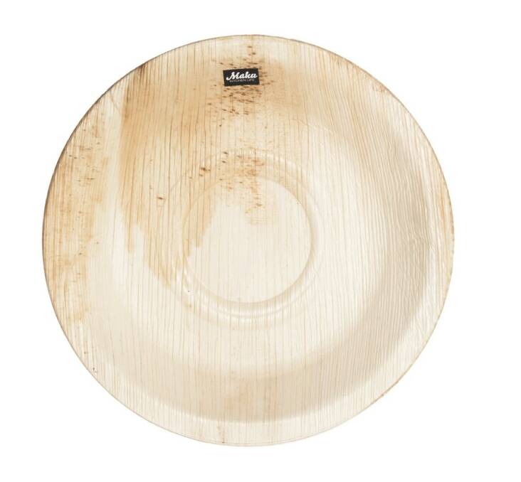 Lautanen 20cm MAKU Palmunlehti - Kertakäyttölautaset ja -kulhot - 154493 - 1