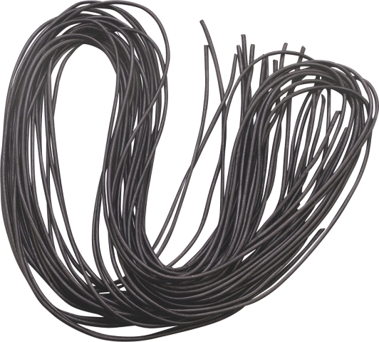 Nahkanauha 2mm/1m musta - Askartelutarvikkeet - 137753 - 1