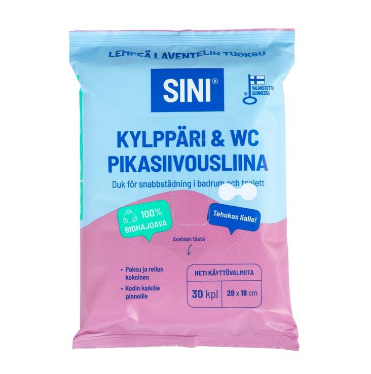 Pikasiivousliina 28x18cm SINI - Kertakäyttöpyyhkeet - 175703 - 1