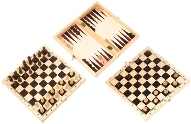 Shakki, tammi ja backgammon - Lautapelit - 153193 - 1