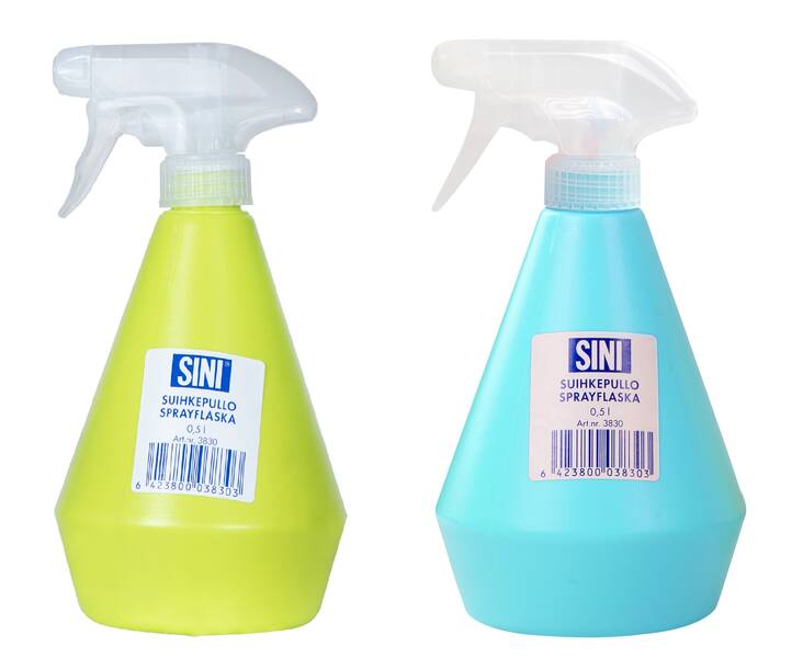 Suihkepullo 500ml SINI - Sumutinpullot - 149613 - 1