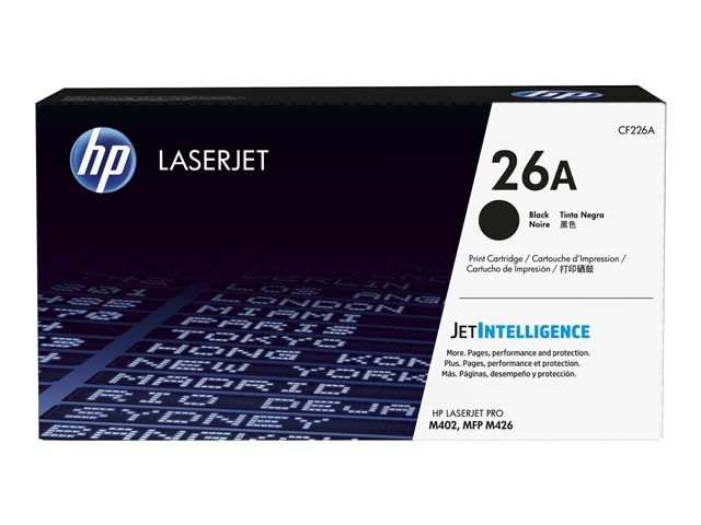 Värikasetti HP 26A CF226A laser - HP laservärikasetit ja rummut - 169473 - 1