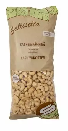 Cashewpähkinät 800g Salliselta - Kuivakaappi ja leivonta - 128973 - 1