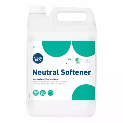 Huuhteluaine 5L KIILTO Pro Neutral Softener - Tekstiilien puhdistus ja huolto - 162813 - 1