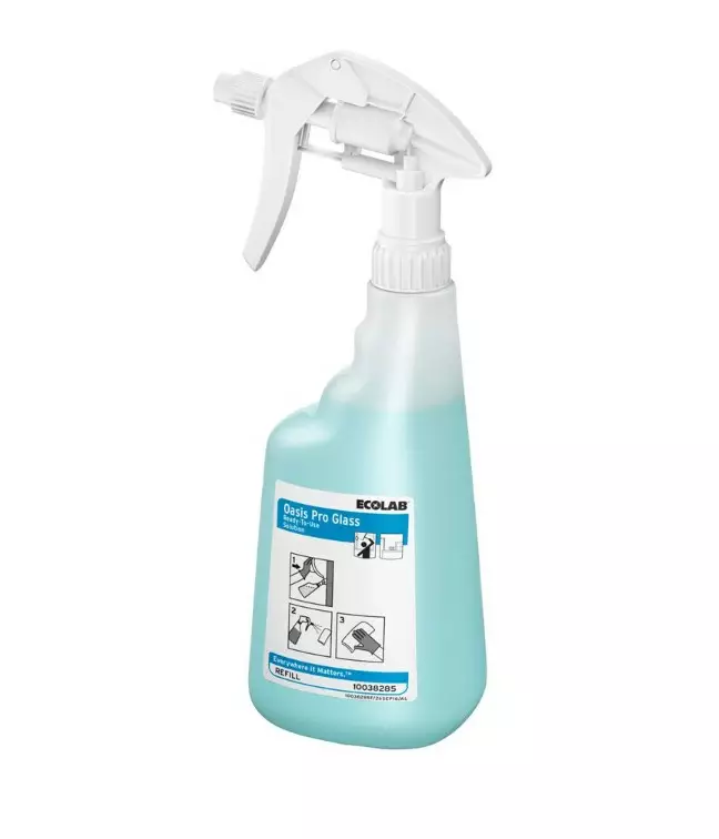 Käyttöliuospullo 650ml Oasis Pro Glas - Astianpesuaineet ja keittiön puhtaus - 178413 - 1