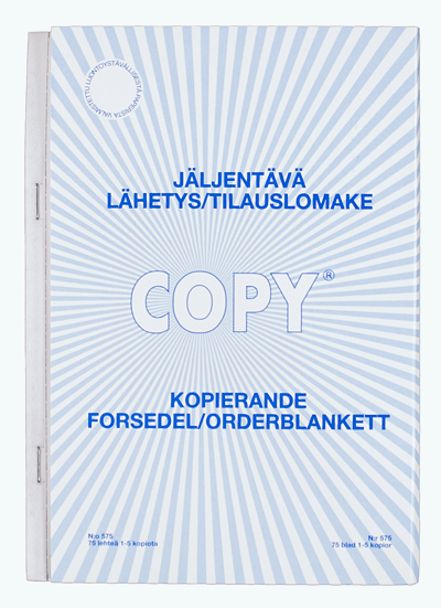 Lähetys/tilauslomake A5/75 jäljentävä - Lomakkeet - 156263 - 1