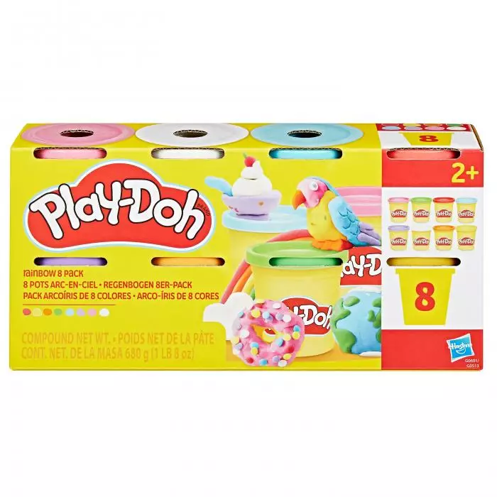 Muovailuvahasetti 8x85g PLAY-DOH - Muovailuvahat - 188363 - 1