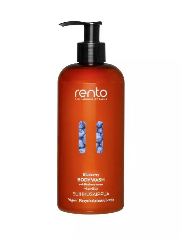 Suihkusaippua 400ml RENTO Mustikka - Kosmetiikka ja pesuaineet - 135533 - 1