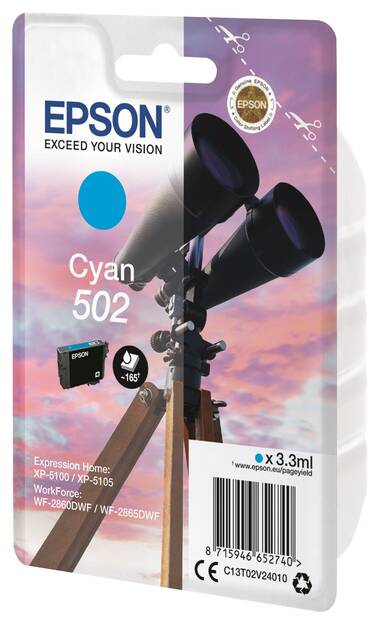 EPSON T502 mustesuihku - Mustesuihkuvärit Epson - 172274 - 1