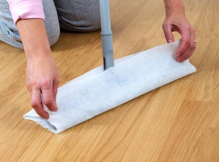 Pölyliina laminaatille 43x29cm SINI - Lattiapyyhkeet - 149724 - 2